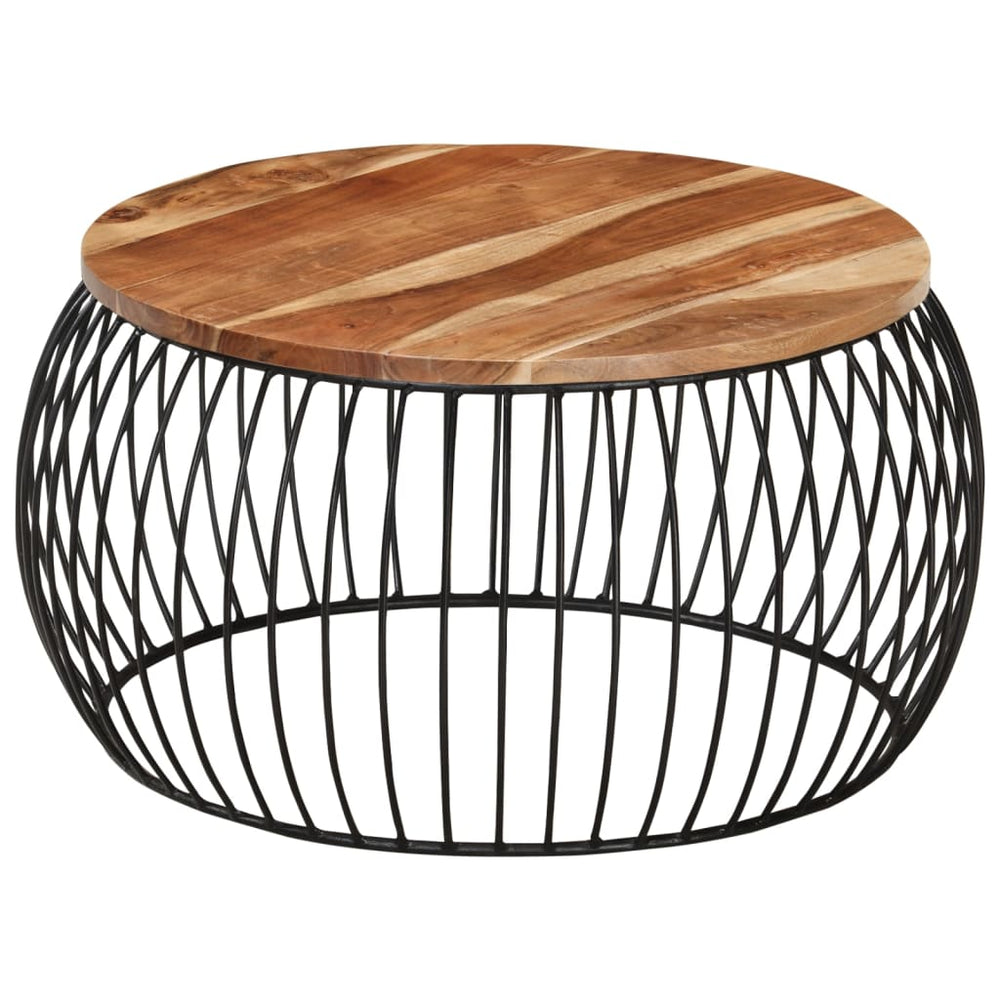Salontafel Ø68 cm massief acaciahout MeubelReus