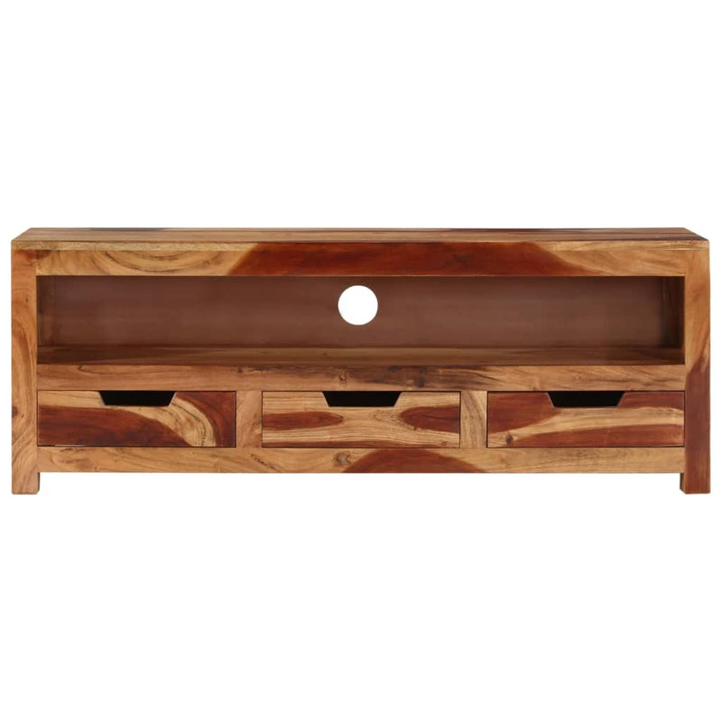 Tv-meubel 110x30x40 cm massief acaciahout MeubelReus