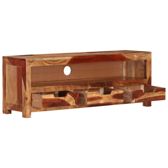 Tv-meubel 110x30x40 cm massief acaciahout MeubelReus