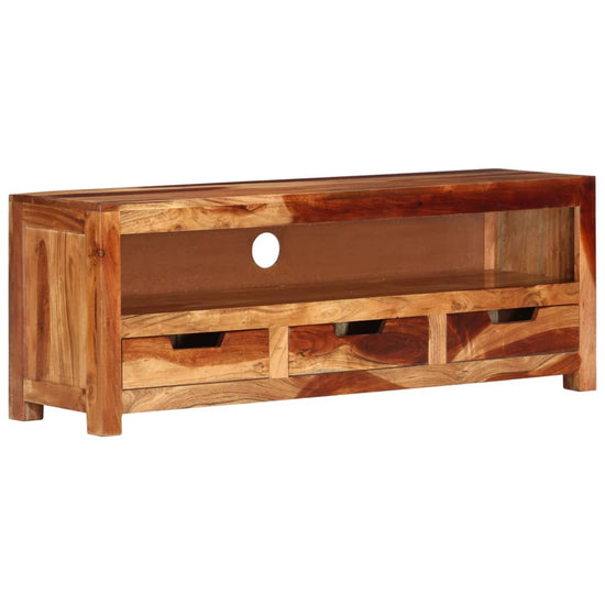 Tv-meubel 110x30x40 cm massief acaciahout MeubelReus
