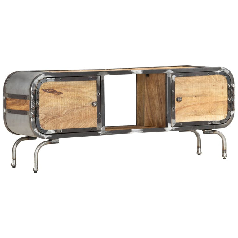 Tv-meubel 110x30x42 cm massief mangohout MeubelReus
