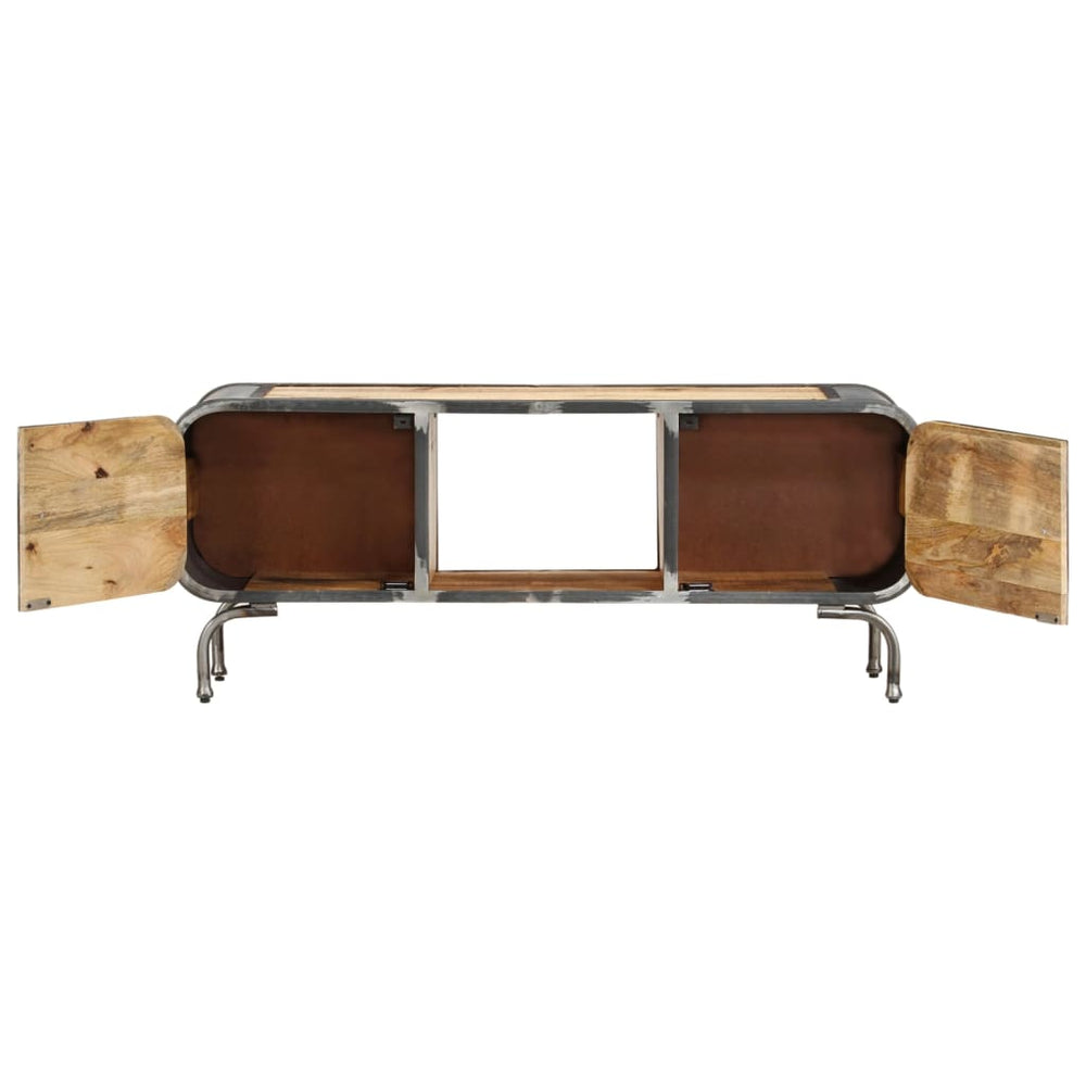 Tv-meubel 110x30x42 cm massief mangohout MeubelReus