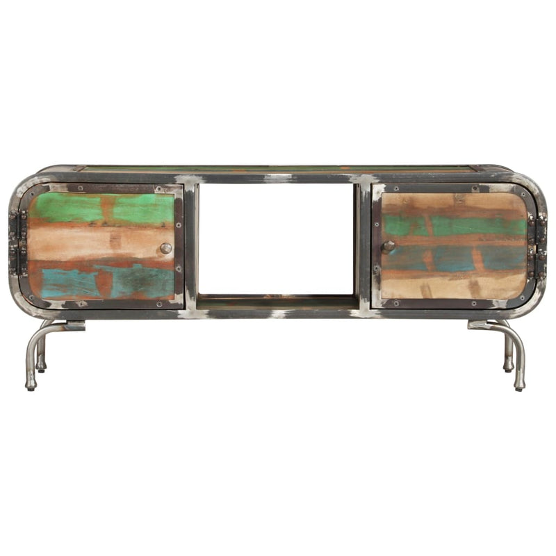 Tv-meubel 110x30x42 cm massief gerecycled hout meerkleurig MeubelReus