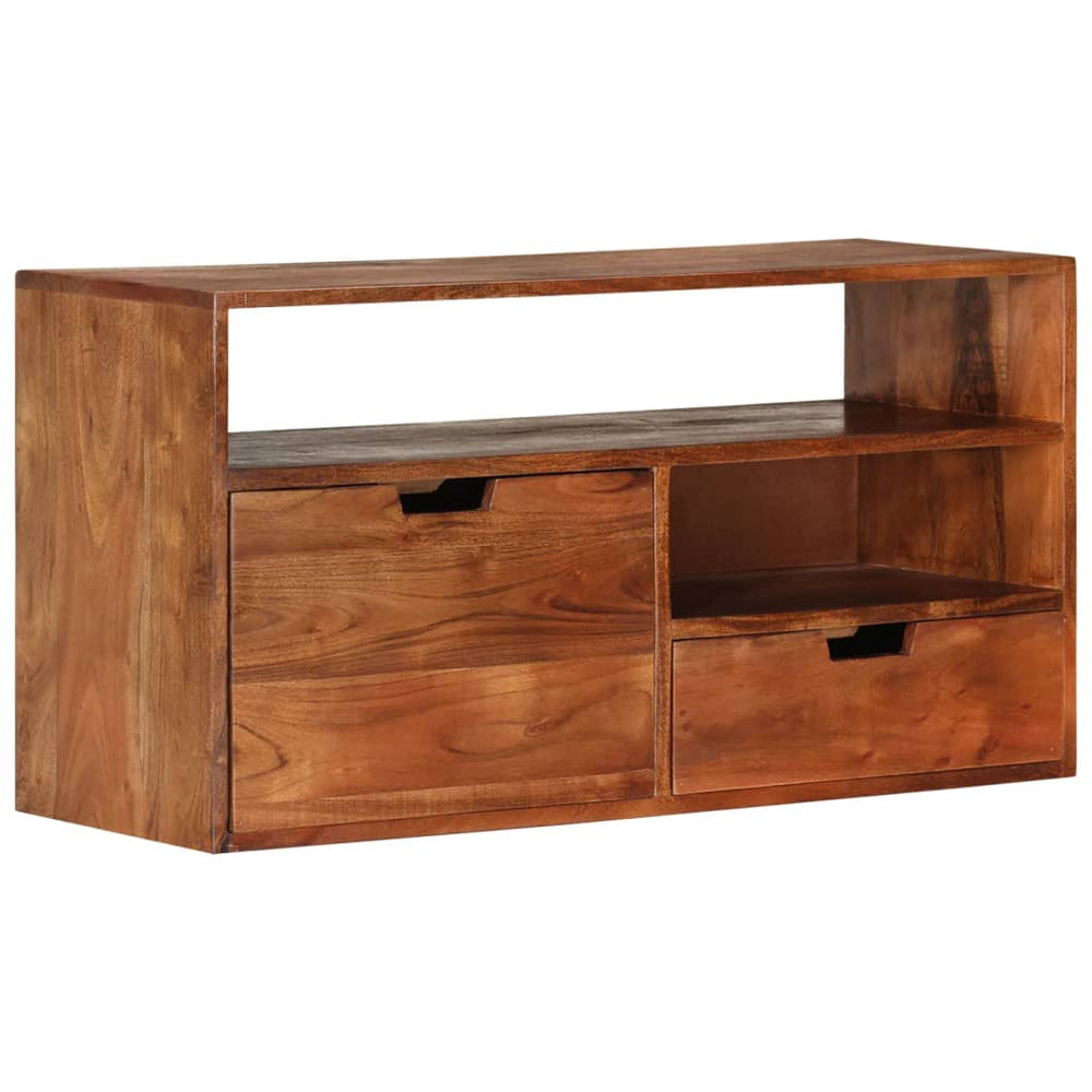 Tv-meubel 80x30x42 cm massief acaciahout MeubelReus