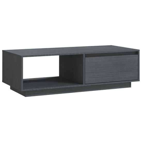 Salontafel 110x50x33,5 cm massief grenenhout grijs MeubelReus