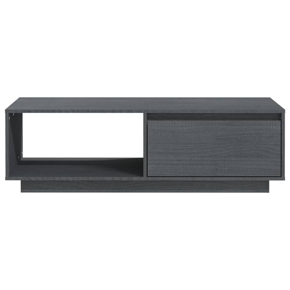Salontafel 110x50x33,5 cm massief grenenhout grijs MeubelReus