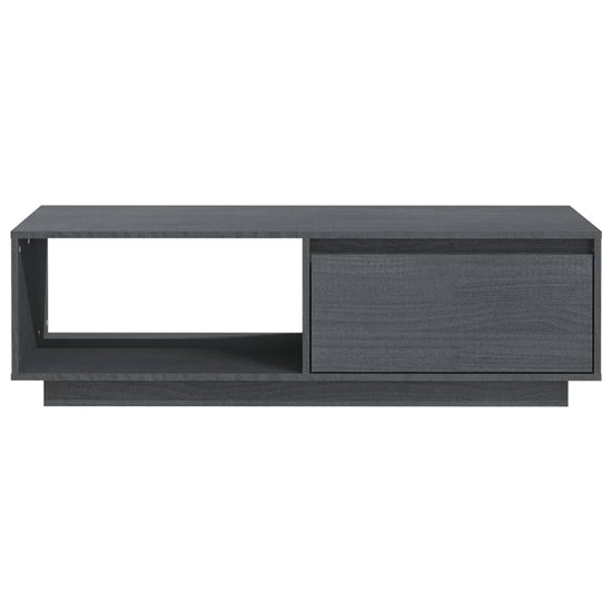 Salontafel 110x50x33,5 cm massief grenenhout grijs MeubelReus