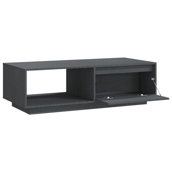 Salontafel 110x50x33,5 cm massief grenenhout grijs MeubelReus