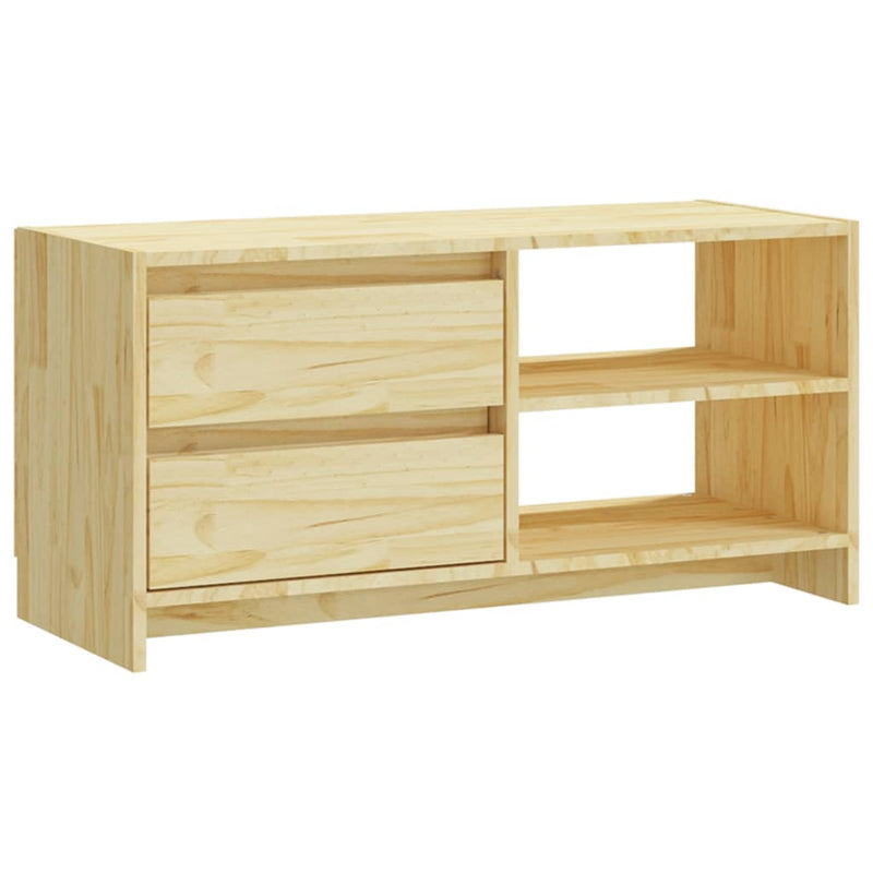 Tv-meubel 80x31x39 cm massief grenenhout MeubelReus