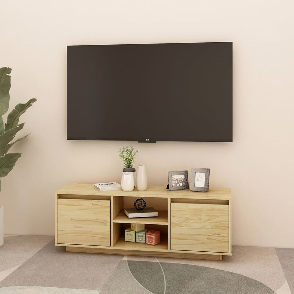 Tv-meubel 110x30x40 cm massief acaciahout MeubelReus