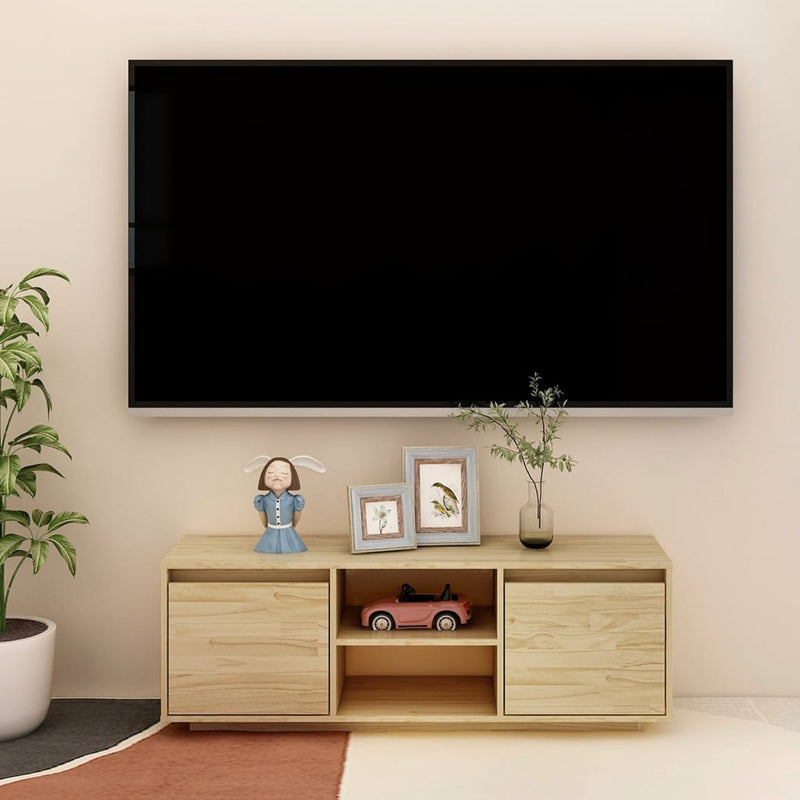 Tv-meubel 110x30x40 cm massief acaciahout MeubelReus