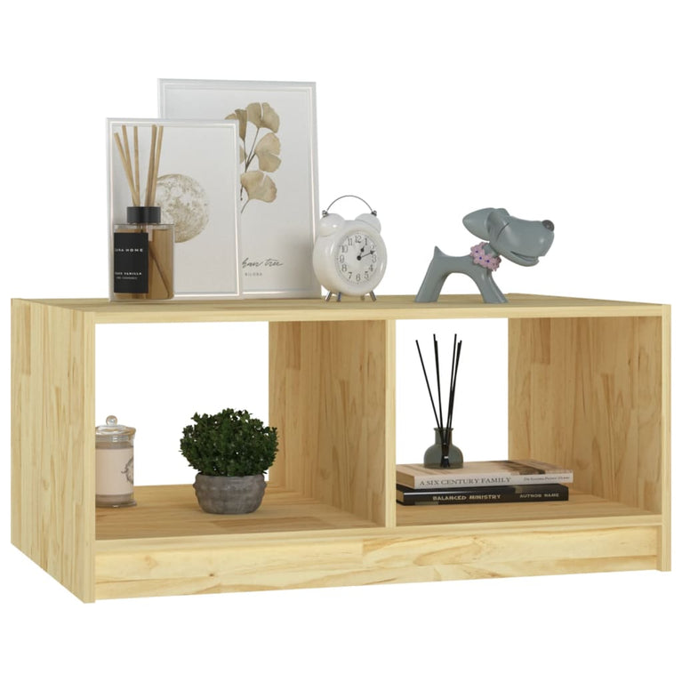 809906 vidaXL Salontafel 75x50x33,5 cm Massief Hout Grenen MeubelReus