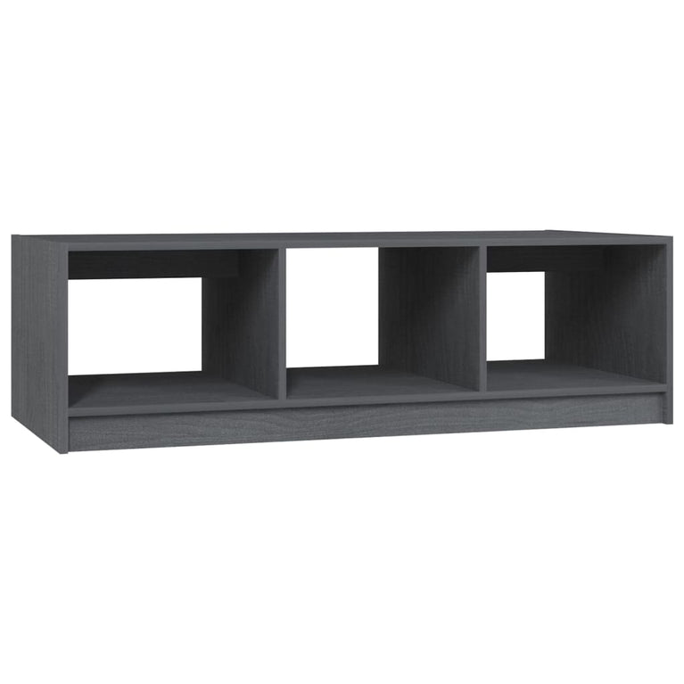 Salontafel 110x50x34 cm massief grenenhout grijs MeubelReus