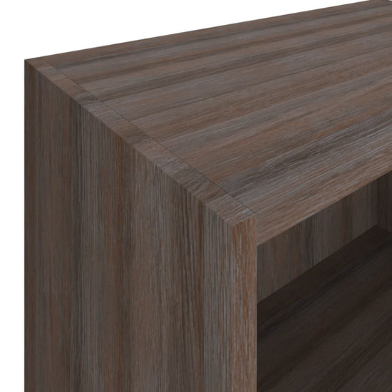 Boekenkast 60x31x78 cm spaanplaat grijs sonoma eikenkleurig MeubelReus