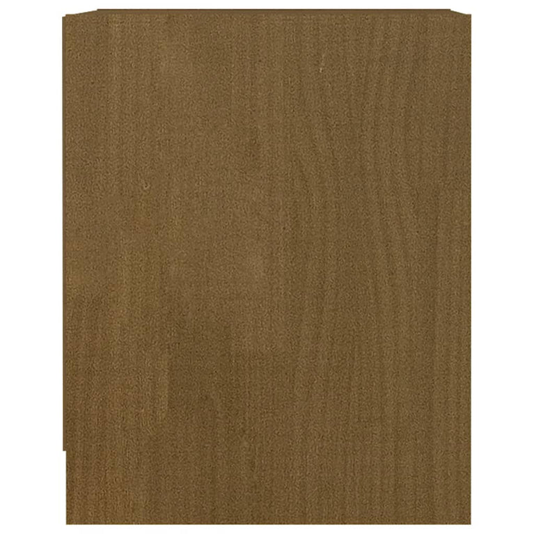 Nachtkastje 35,5x33,5x41,5 cm massief grenenhout honingbruin MeubelReus