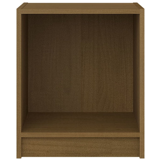 Nachtkastjes 2st 35,5x33,5x41,5 cm grenenhout honingbruin MeubelReus