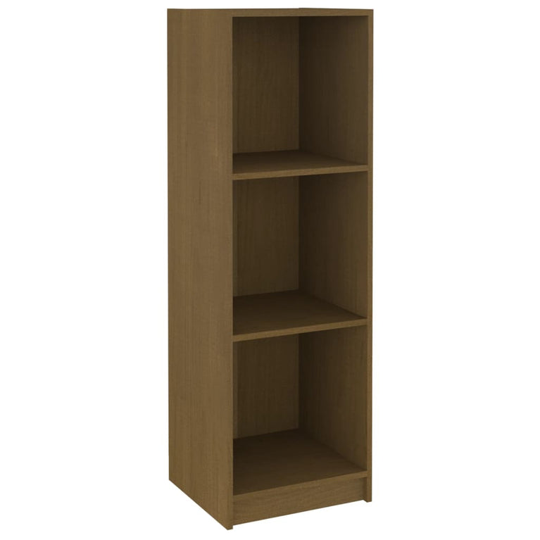 Boekenkast/kamerscherm massief grenenhout honingbruin MeubelReus