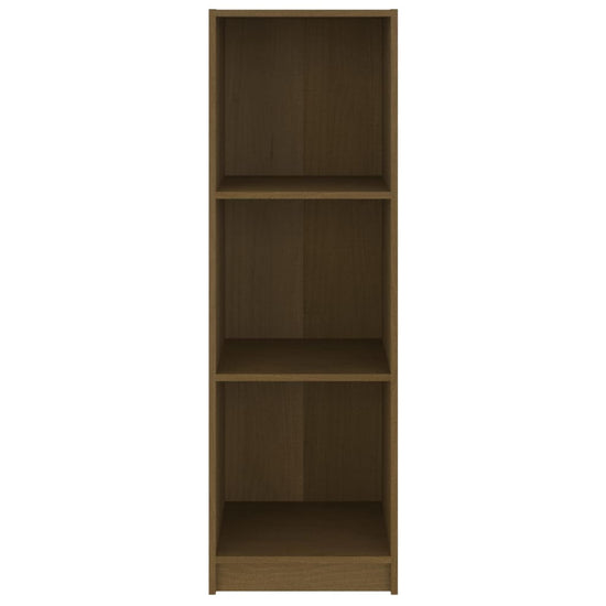 Boekenkast/kamerscherm massief grenenhout honingbruin MeubelReus