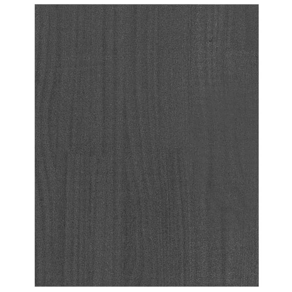 Tv-meubel 70x33x42 cm massief grenenhout grijs MeubelReus