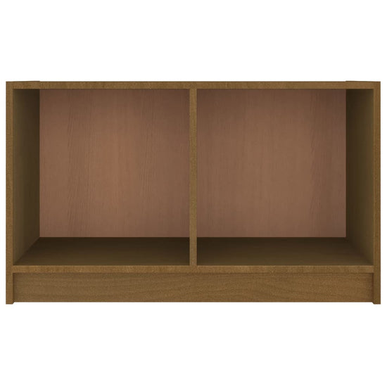 Tv-meubel 70x33x42 cm massief grenenhout honingbruin MeubelReus