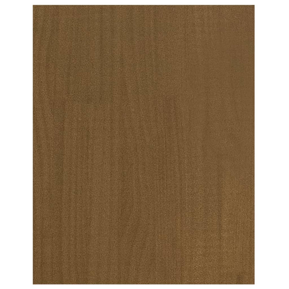 Tv-meubel 70x33x42 cm massief grenenhout honingbruin MeubelReus