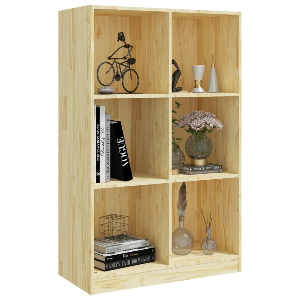 Boekenkast 70x33x110 cm massief grenenhout MeubelReus