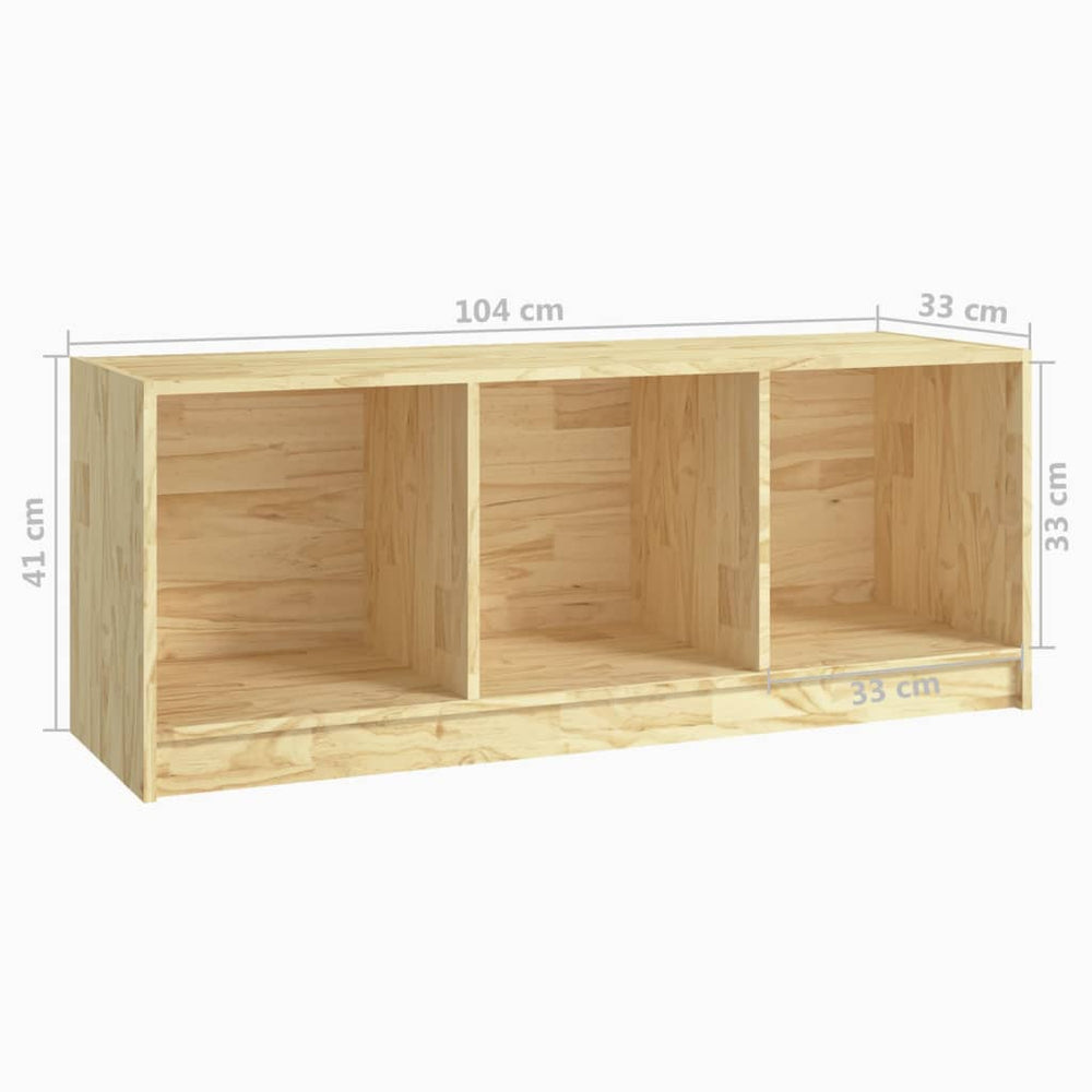 Tv-meubel 104x33x41 cm massief grenenhout MeubelReus