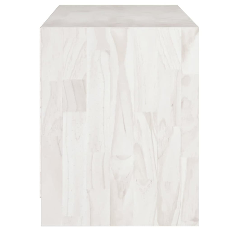 Tv-meubel 104x33x41 cm massief grenenhout wit MeubelReus