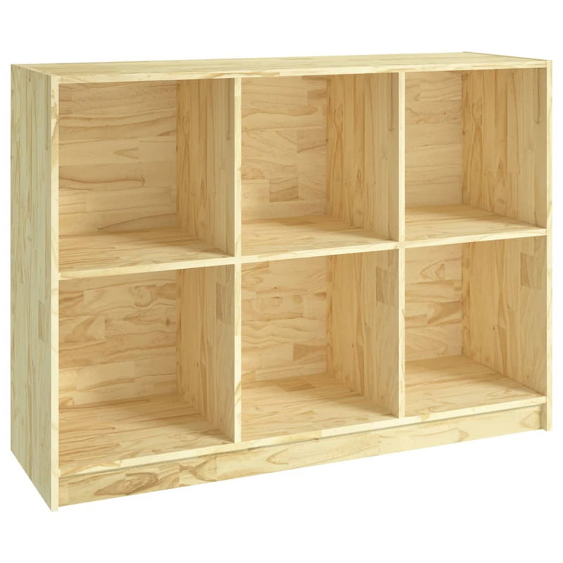 Boekenkast 104x33x76 cm massief grenenhout MeubelReus