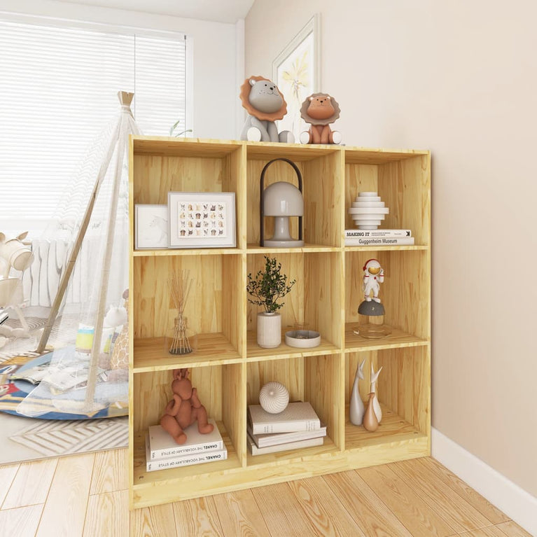 Boekenkast / kamerscherm 104x33,5x110 cm massief grenenhout MeubelReus