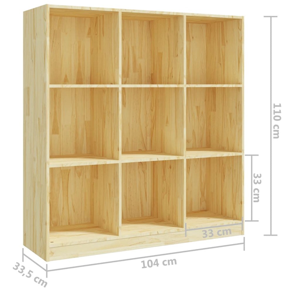 Boekenkast / kamerscherm 104x33,5x110 cm massief grenenhout MeubelReus