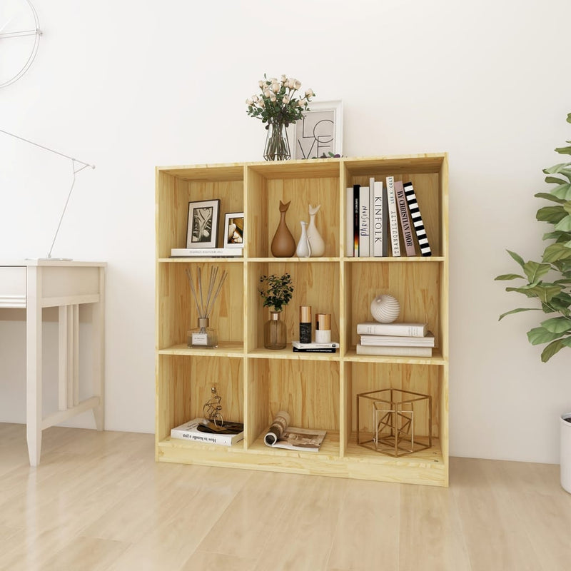 Boekenkast / kamerscherm 104x33,5x110 cm massief grenenhout MeubelReus