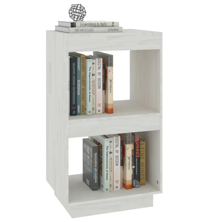 Boekenkast 40x35x71 cm massief grenenhout wit MeubelReus