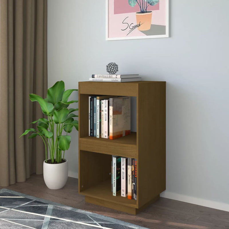 Boekenkast 40x35x71 cm massief grenenhout honingbruin MeubelReus