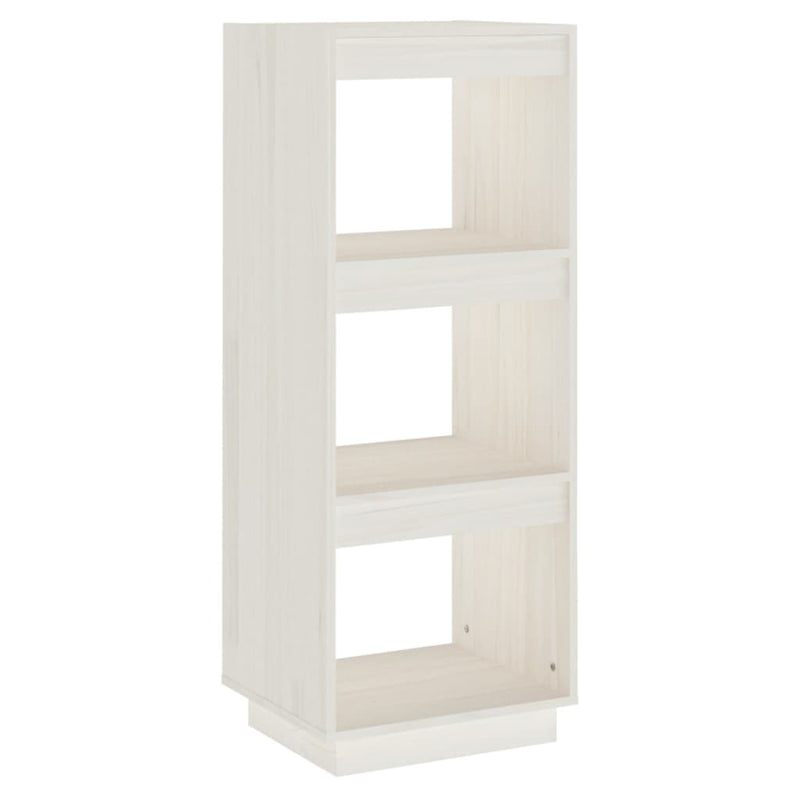 Boekenkast/kamerscherm 40x35x103 cm massief grenenhout wit MeubelReus