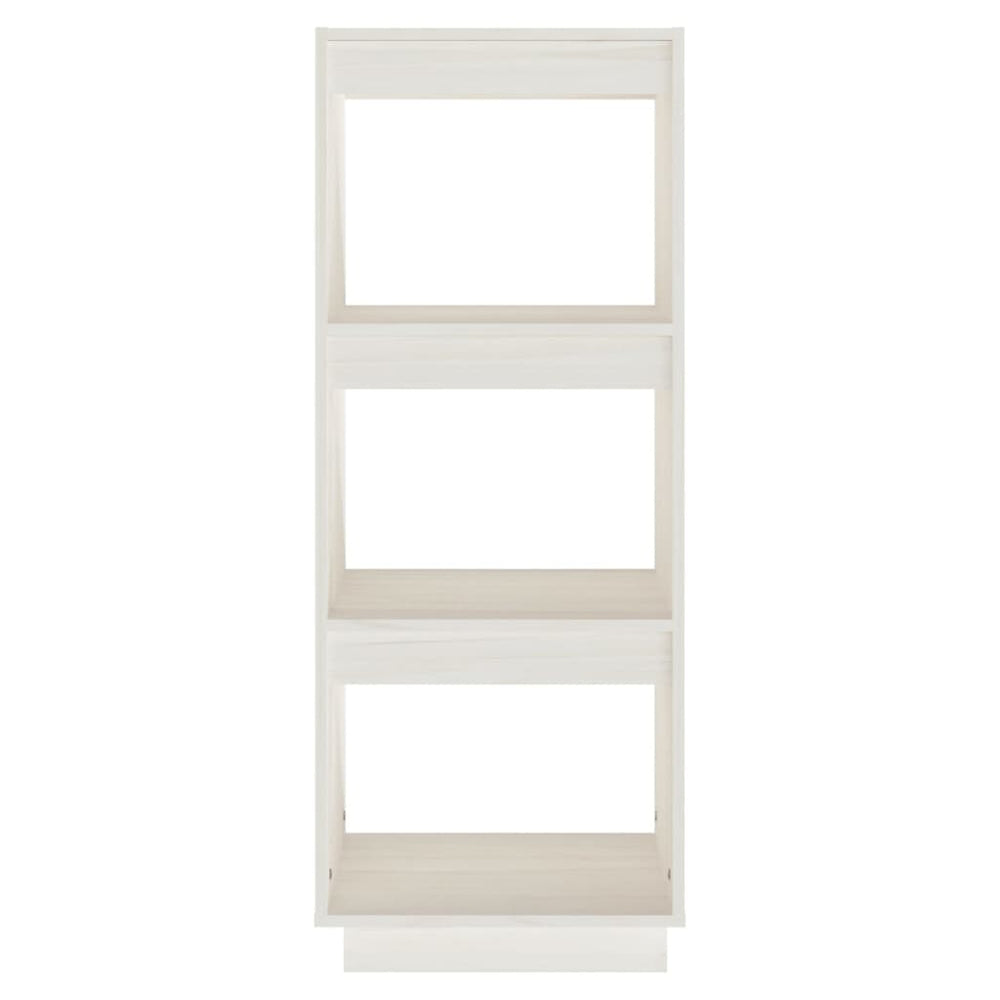 Boekenkast/kamerscherm 40x35x103 cm massief grenenhout wit MeubelReus