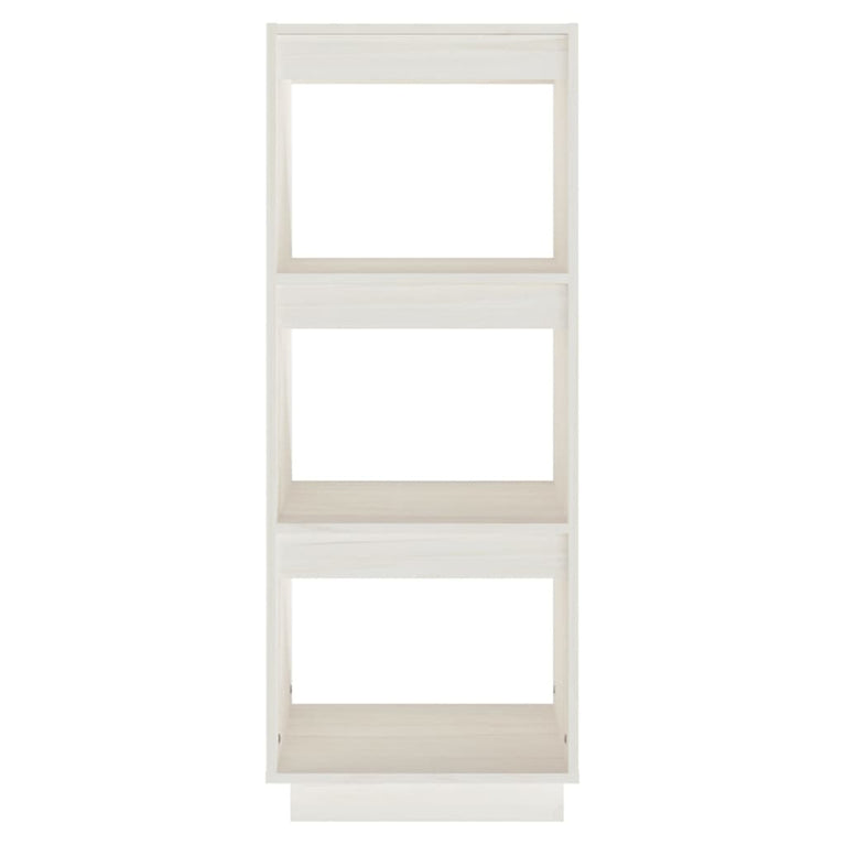 Boekenkast/kamerscherm 40x35x103 cm massief grenenhout wit MeubelReus