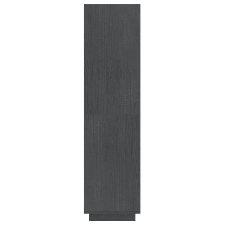 Boekenkast/kamerscherm 40x35x135 cm massief grenenhout grijs MeubelReus