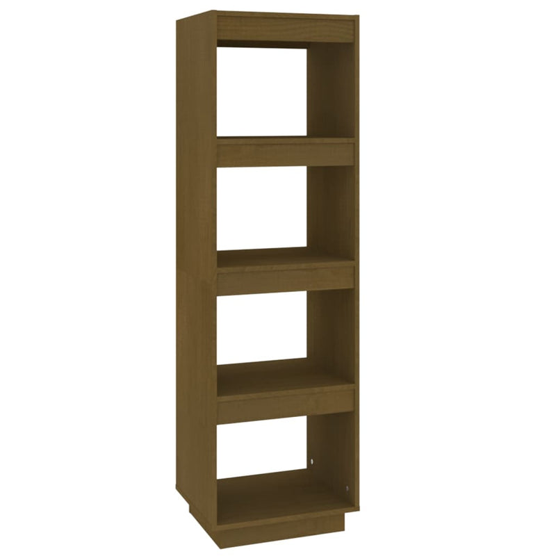 Boekenkast/kamerscherm 40x35x135 cm grenenhout honingbruin MeubelReus