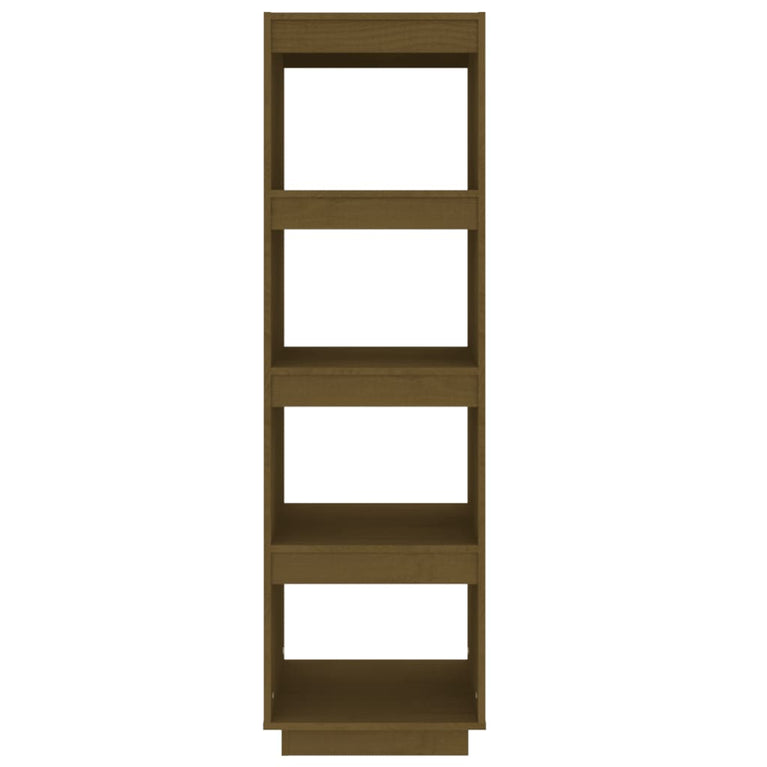 Boekenkast/kamerscherm 40x35x135 cm grenenhout honingbruin MeubelReus