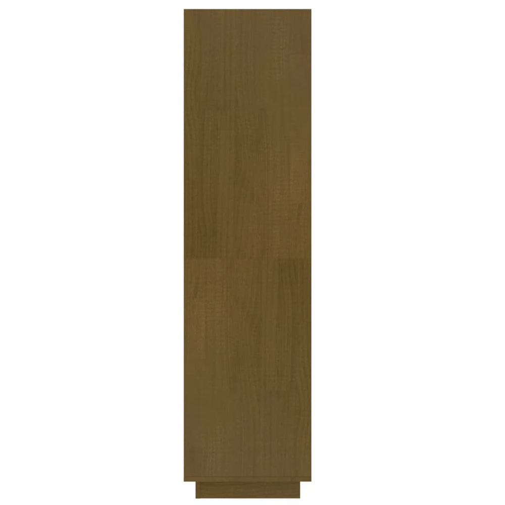 Boekenkast/kamerscherm 40x35x135 cm grenenhout honingbruin MeubelReus
