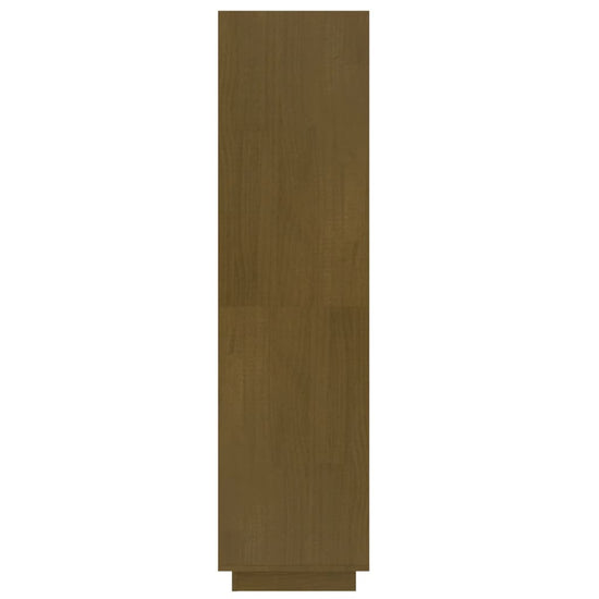 Boekenkast/kamerscherm 40x35x135 cm grenenhout honingbruin MeubelReus