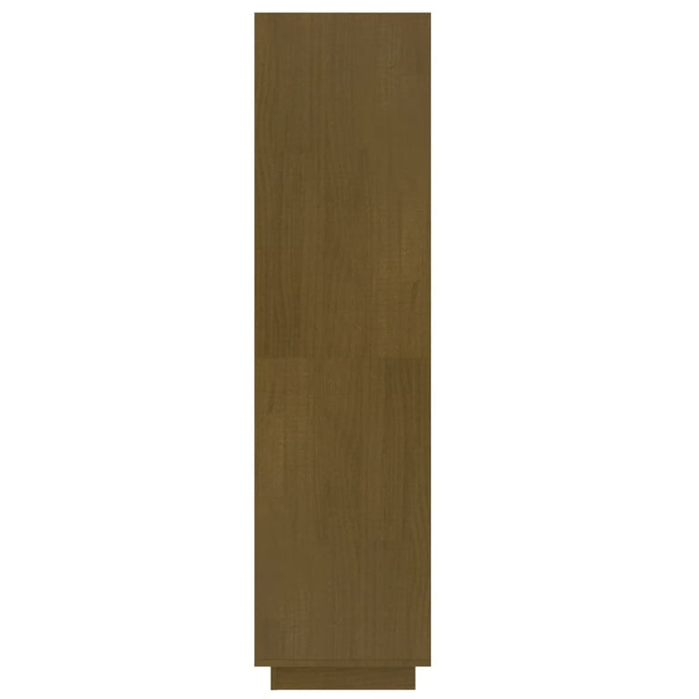Boekenkast/kamerscherm 40x35x135 cm grenenhout honingbruin MeubelReus
