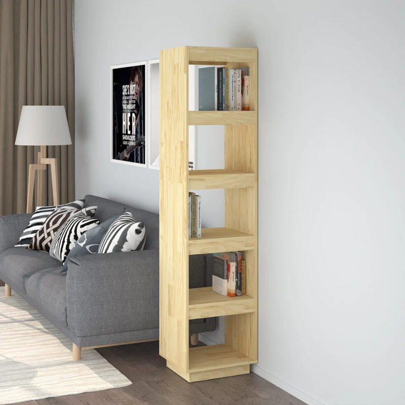 Boekenkast / kamerscherm 40x35x167 cm massief grenenhout MeubelReus