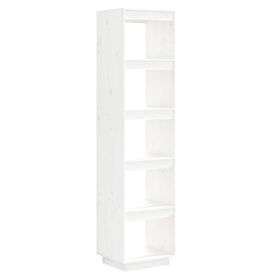 Boekenkast/kamerscherm 40x35x167 cm massief grenenhout wit MeubelReus