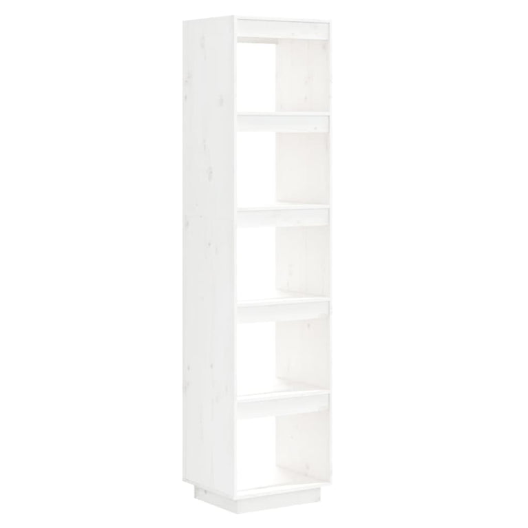 Boekenkast/kamerscherm 40x35x167 cm massief grenenhout wit MeubelReus