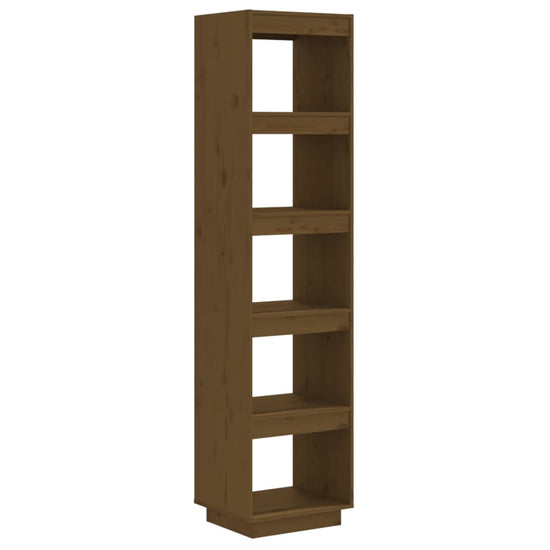 Boekenkast/kamerscherm 40x35x167 cm grenenhout honingbruin MeubelReus