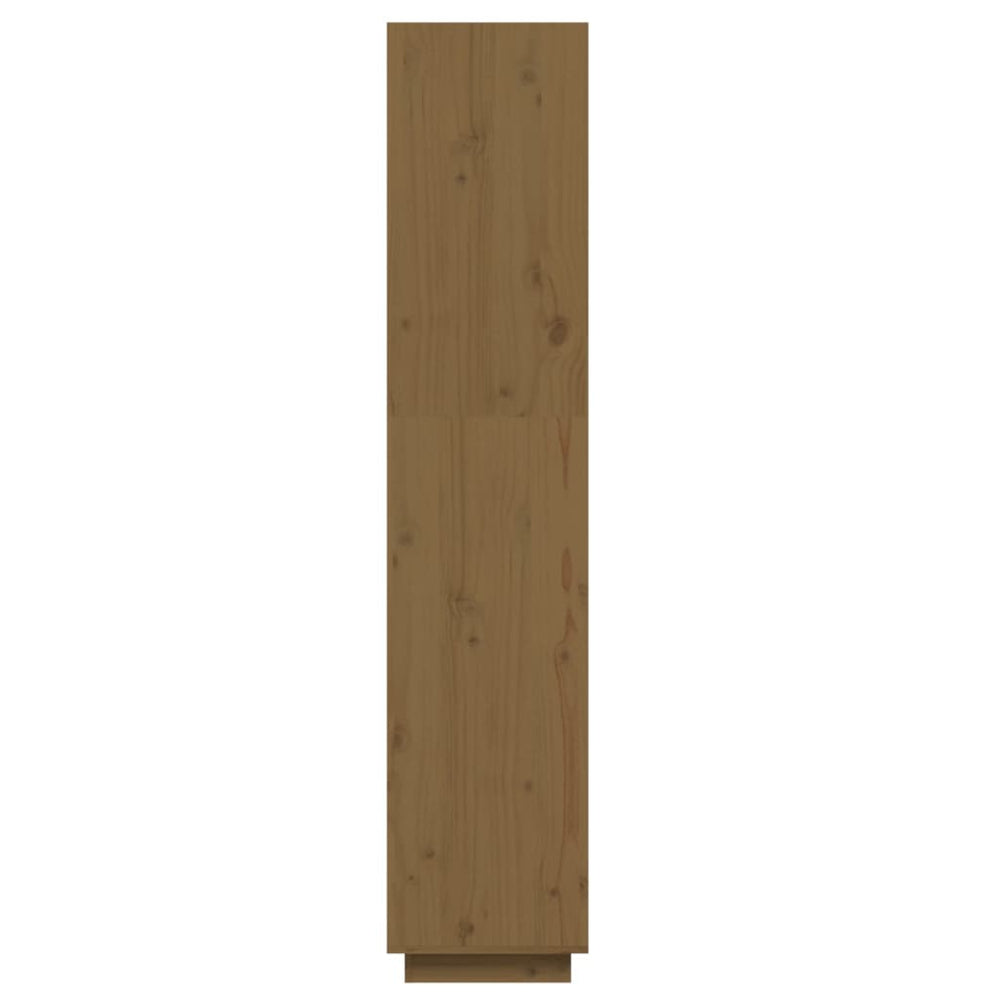 Boekenkast/kamerscherm 40x35x167 cm grenenhout honingbruin MeubelReus