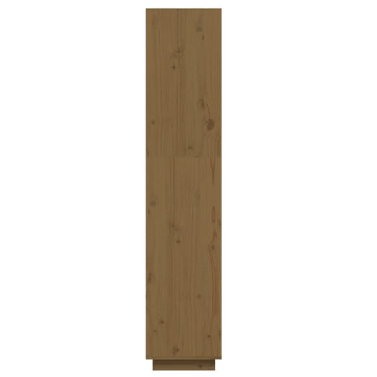 Boekenkast/kamerscherm 40x35x167 cm grenenhout honingbruin MeubelReus