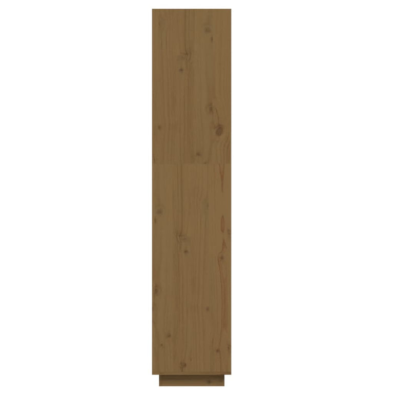Boekenkast/kamerscherm 40x35x167 cm grenenhout honingbruin MeubelReus